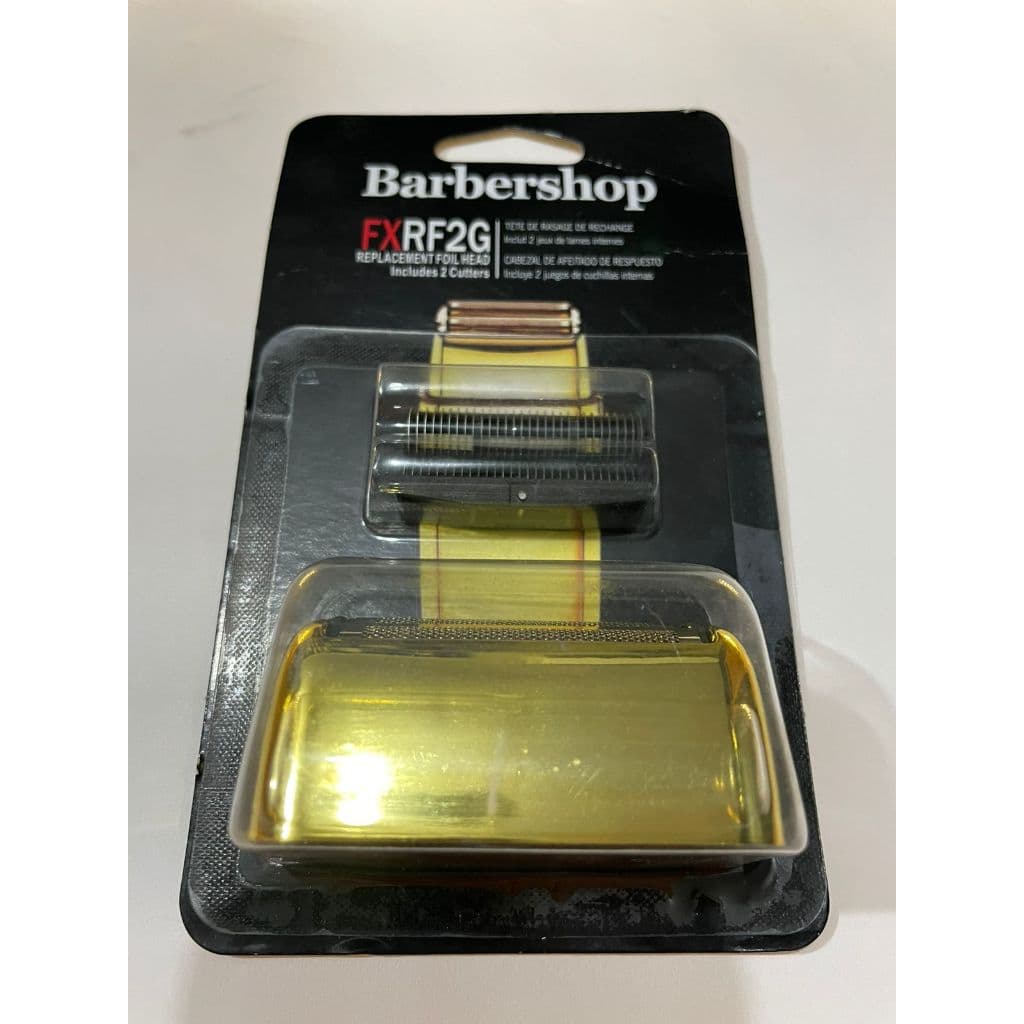 Lamina Shaver Babyliss Fx02 Dourada Gold Kit 2 Lâminas + Cabeça com 2 telas Refil de substituição