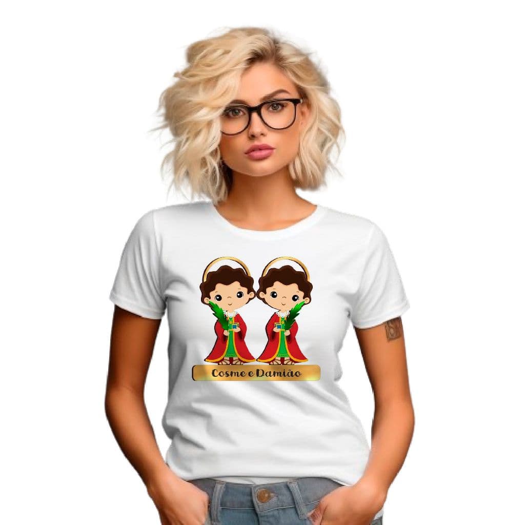 Camiseta Salve Cosme e Damião