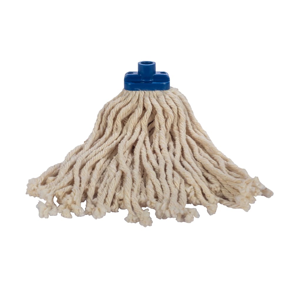 refil mopinho mop algodao 190 gr azul com encaixe para esfregao reposicao