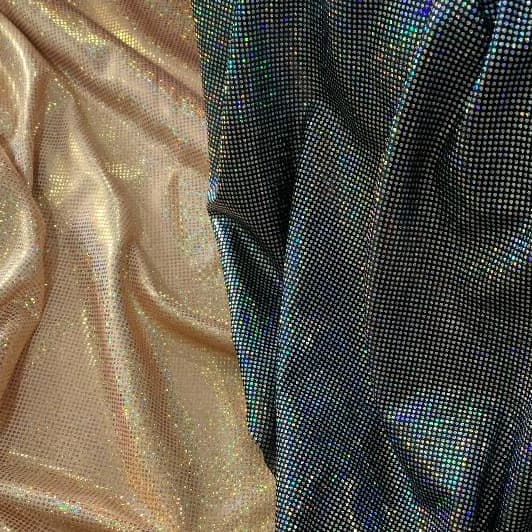 Malha FOIL DANCE HOLOGRÁFICA 97% Poliéster 03% Elastano ideal a fantasias e acessórios de carnaval