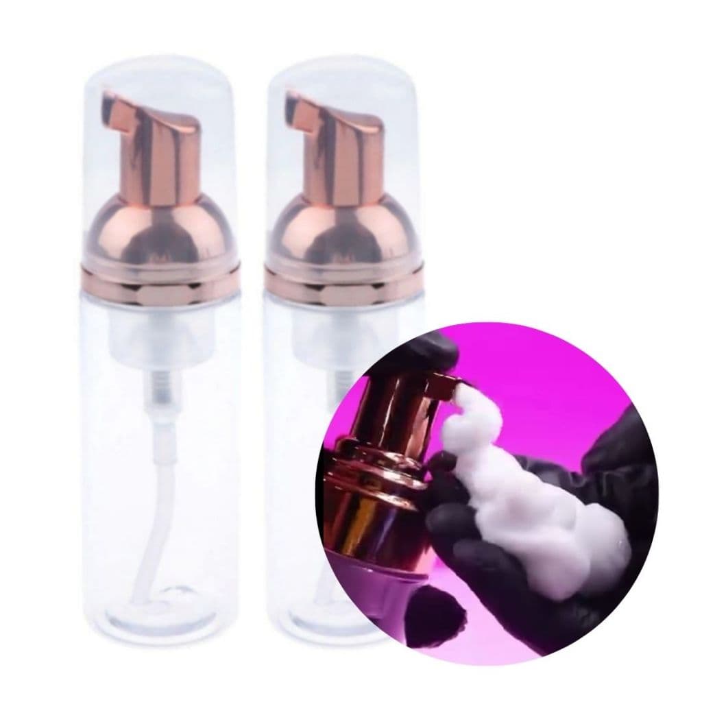 Frasco Pump Espumador para Cílios 100Ml Rose Gold