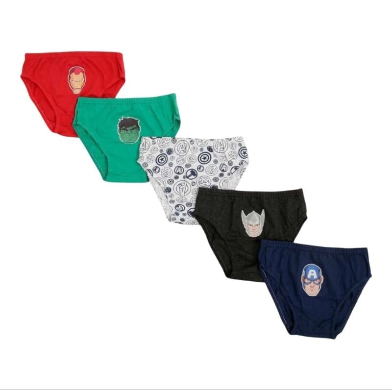 Kit cuecas infantil de personagens -TM variados- original