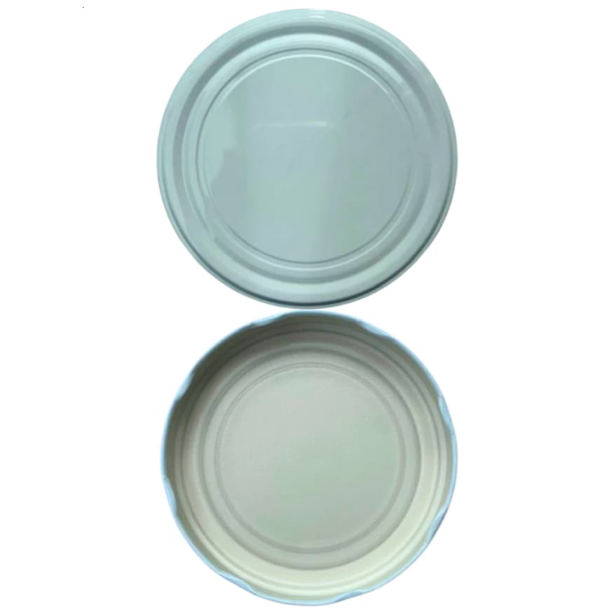 Tampa Para Vidro De Conserva Branca Palmito  - 113mm - 2 Unidades