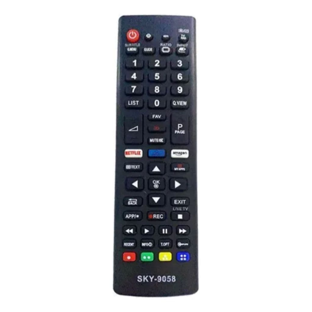 Controle Remoto MAX 9058 P/ Todas Tv LG Netflix Amazon Akb69680416