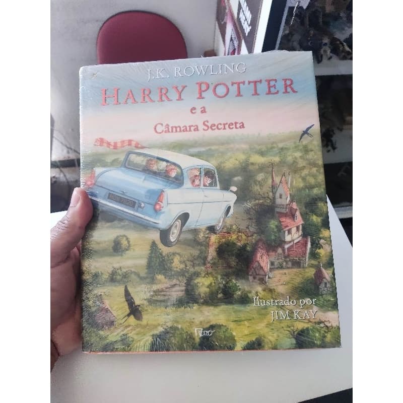 Livro Harry Potter e a Câmara Secreta Luxo Ilustrado