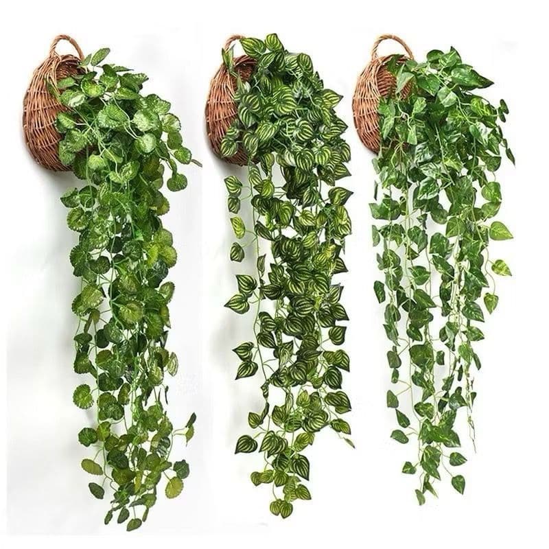 Kit 6 Metros Planta Decorativo Trepadeira Artificial Flores Artificiais Folha Ivy Artificial Garland Plants Decoração