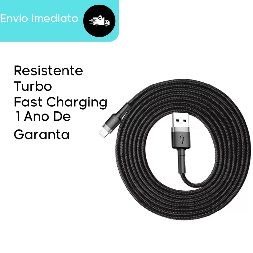Cabo Tipo C Usb Carregador Ultra Rápido 1 metro Resistente ENVIO DIRETO DA FABRICA!