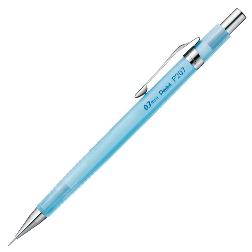 Lapiseira 0,7 Mm - Pentel P207 - Clena Azul