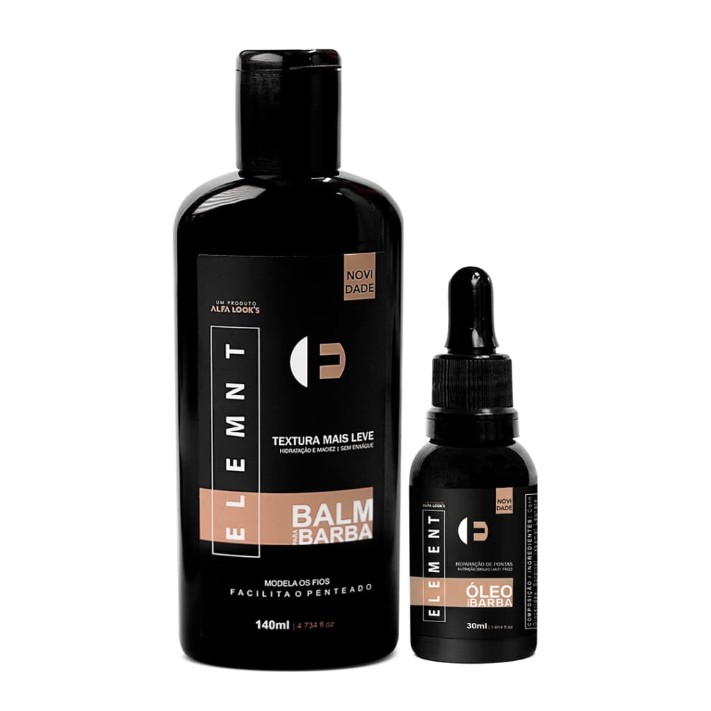 Kit Balm Element + Óleo Element Alfa Look's