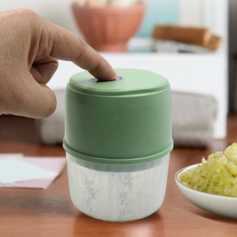 Mini Processador Elétrico de Alimentos Portátil 250ml Pratico Cozinha