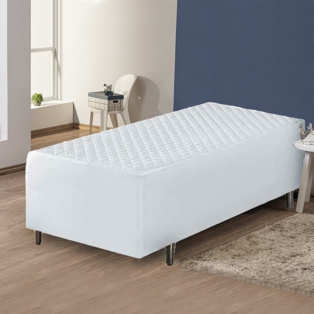 Protetor de Colchão Impermeável Solteiro Box Matelado Capa (0,88m x 1,88m x 0,35m)