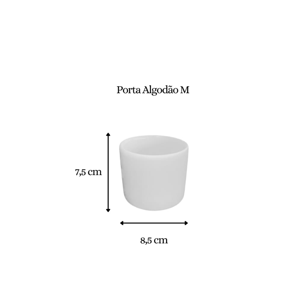 Pote Médio De Porcelana Avulso Multiuso