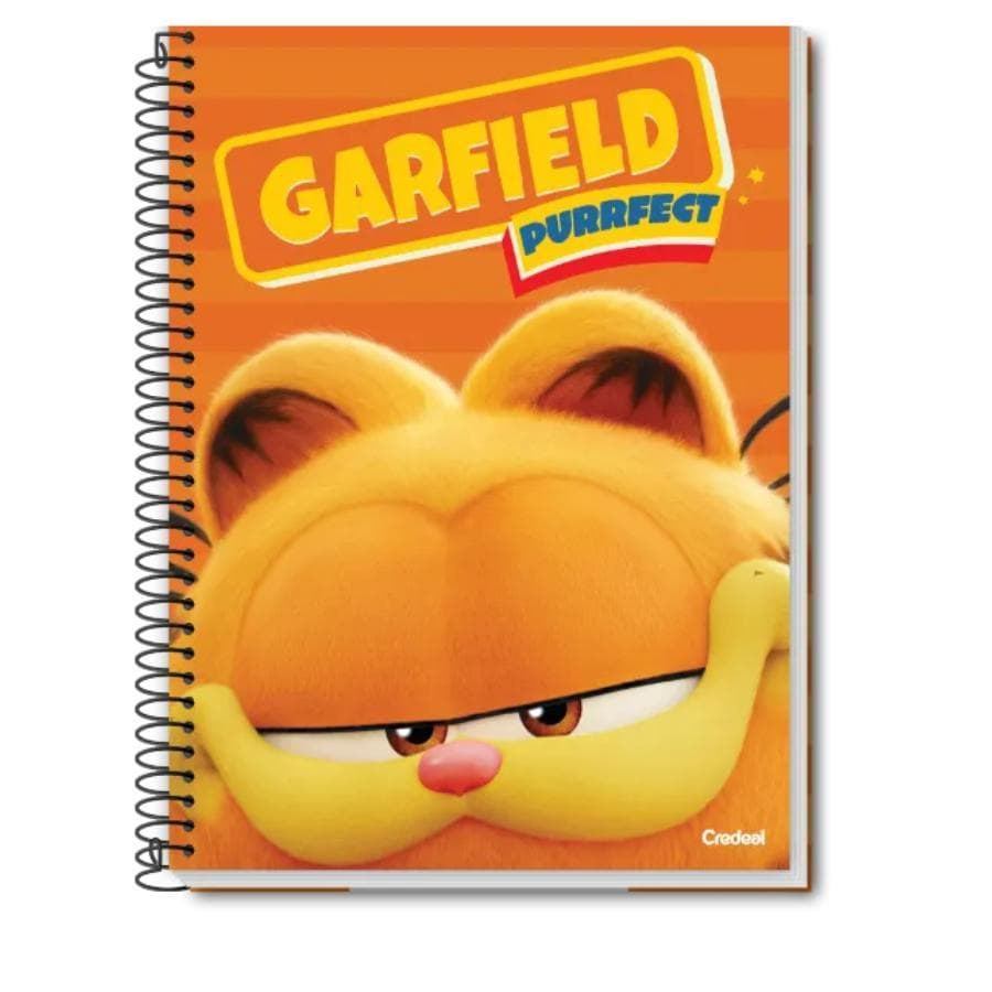 Caderno Universitário Garfield 10 Matérias