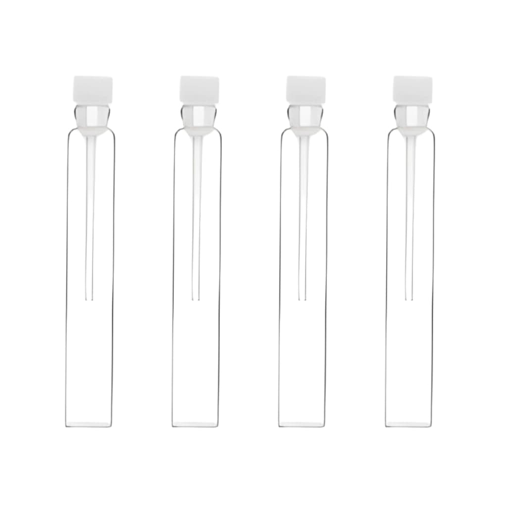50 Flaconetes 1ml De Vidro Para Amostras de Perfume Frasco Com Tampa Pressão