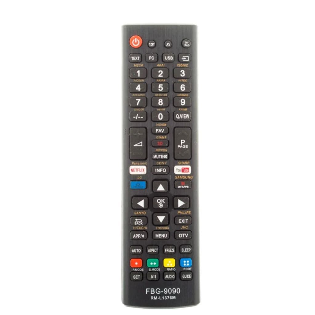 Controle Remoto COMPATÍVEL TV LG Universal SMART/LED/LCD FBG-9090