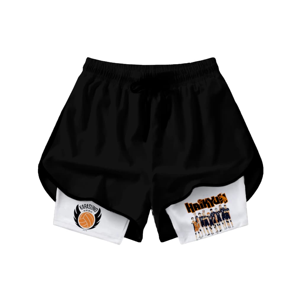 Short Feminino Academia Compressao Anime Manga Haikyu Volei hky4