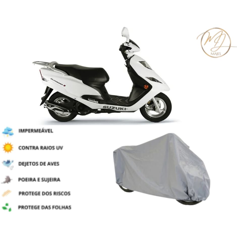 Capa Premium Para cobrir SUZUKI BURGMAN 100% FORRADA - Capa de Proteção Bezz ZNA