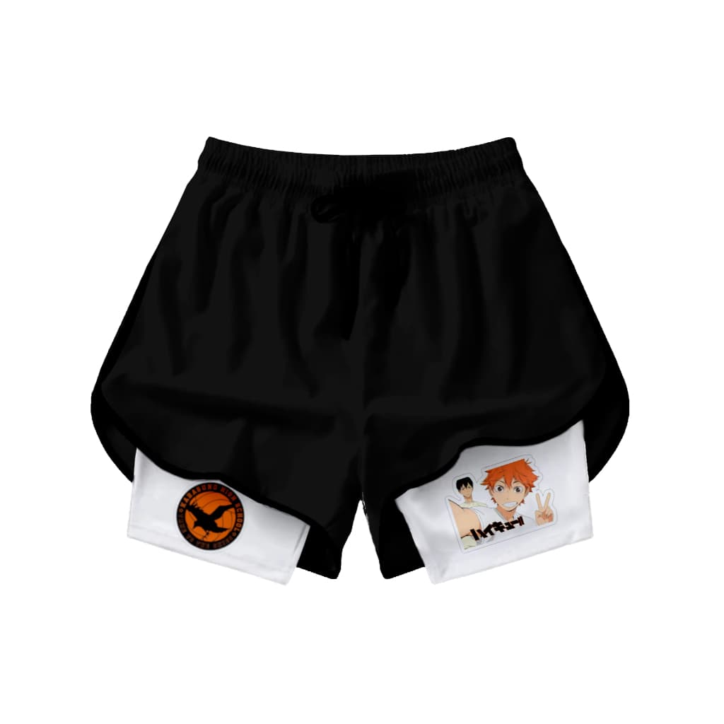 Short Compressao Feminino Academia Esporte Volei Anime Manga Haikyu!! hky6