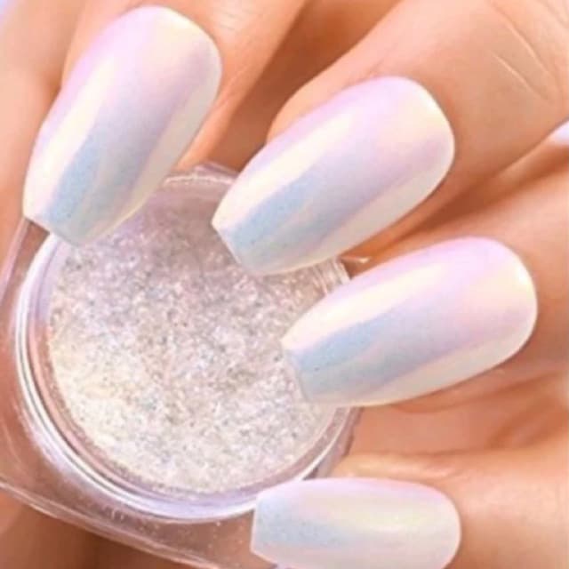Pigmento asa de borboleta holográfico Nails make unhas