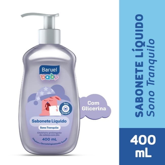 Sabonete Líquido Sono Tranquilo 400ml Baruel Baby