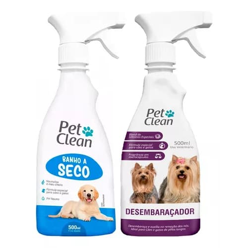 Desembaraçador De Pelos 500ml + Banho A Seco Envio Rápido