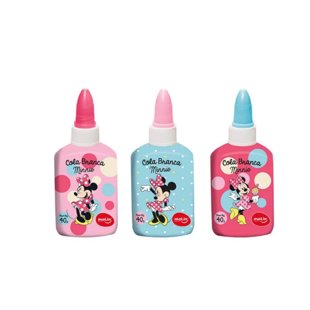 Cola Branca Liquida 40g Disney Minnie Mouse Molin