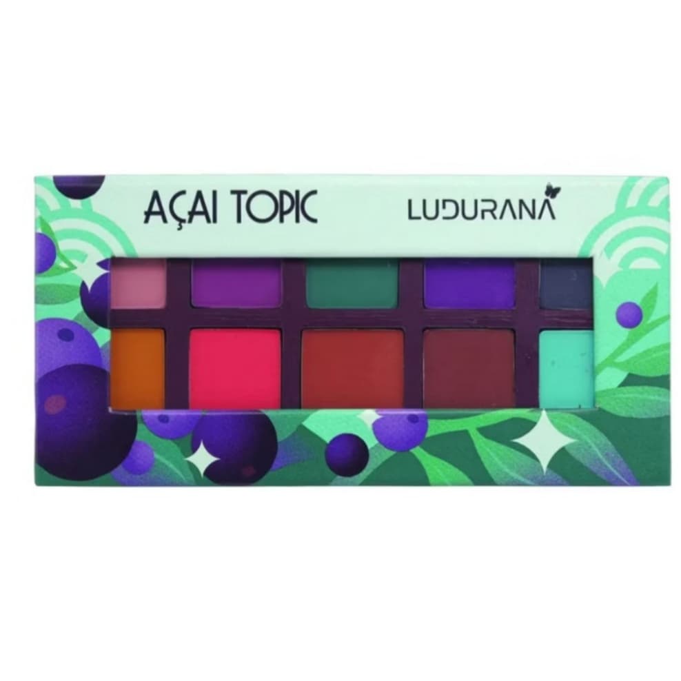 PALETA DE SOMBRA AÇAÍ TOPIC LUDURANA