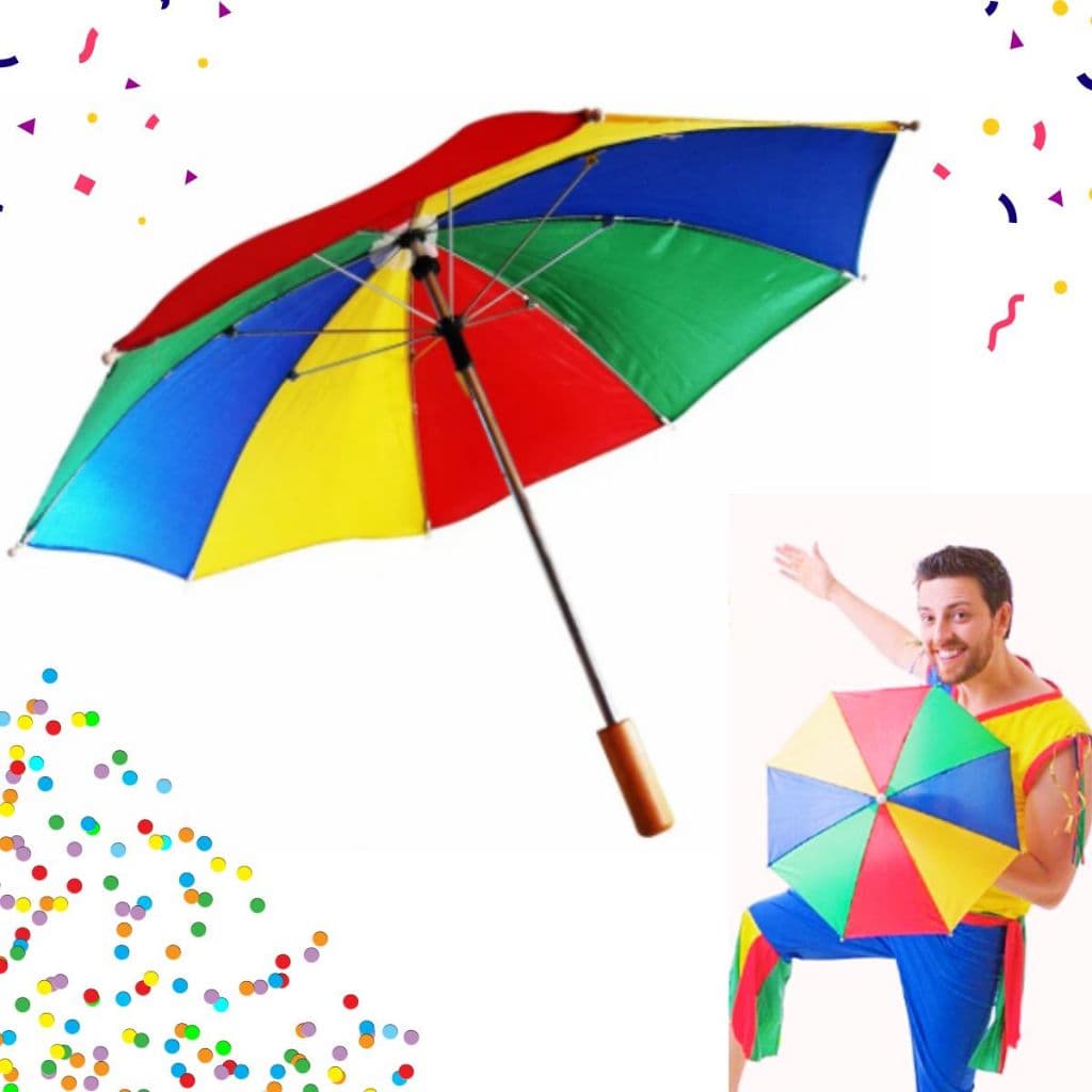 KIT Mini Guarda Chuva de Frevo Sombrinha Carnaval Festa Decoração Atacado Carnaval Enfeite Frevo Olinda