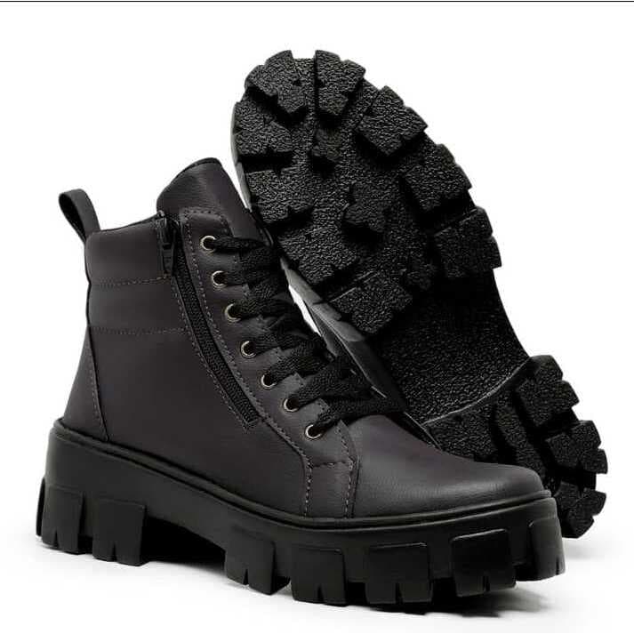 Bota Coturno Feminino Plataforma Tratorado Bad Girl Bota de Ótima Qualidade e estilo