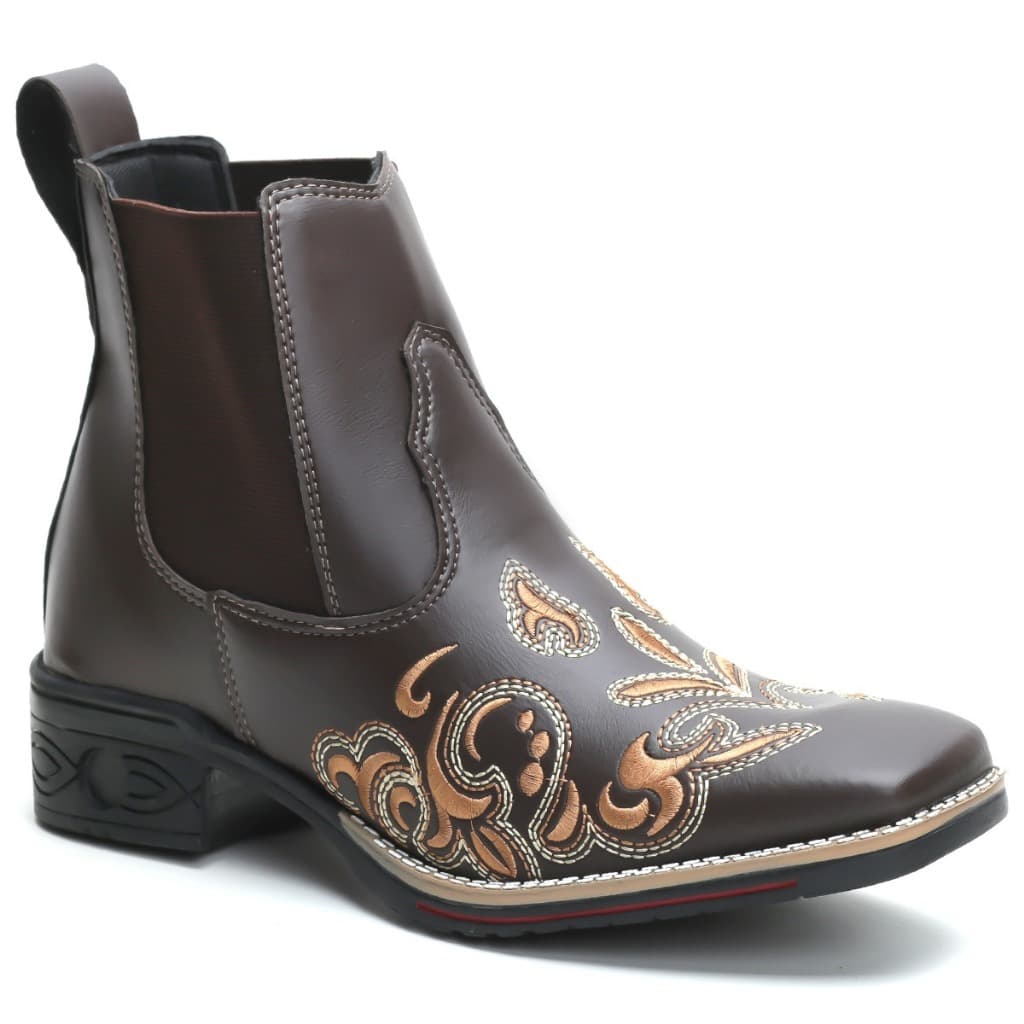 Botina Country Texana Feminina Cano Curto