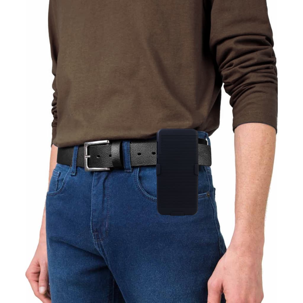 Capa  Capinha Case Suporte Cinto E Mesa Belt Clip para Motorola Moto G34 Xt2363 tela 6.5 pol. - Cell in Power25
