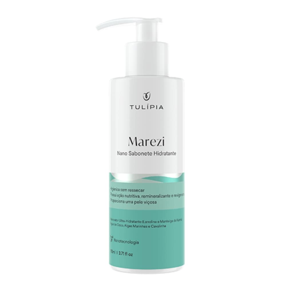 Marezi Sabonete Facial Hidratante e Calmante 110ml Tulípia Hidratação Conforto Cuidados Faciais
