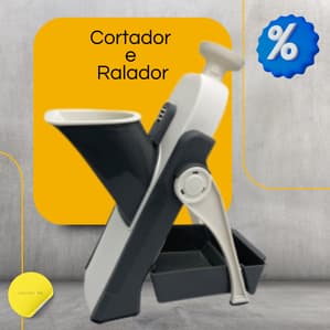 Ralador e Cortador Fatiador Multiuso Processador de Alimentos - Vegetais Legumes