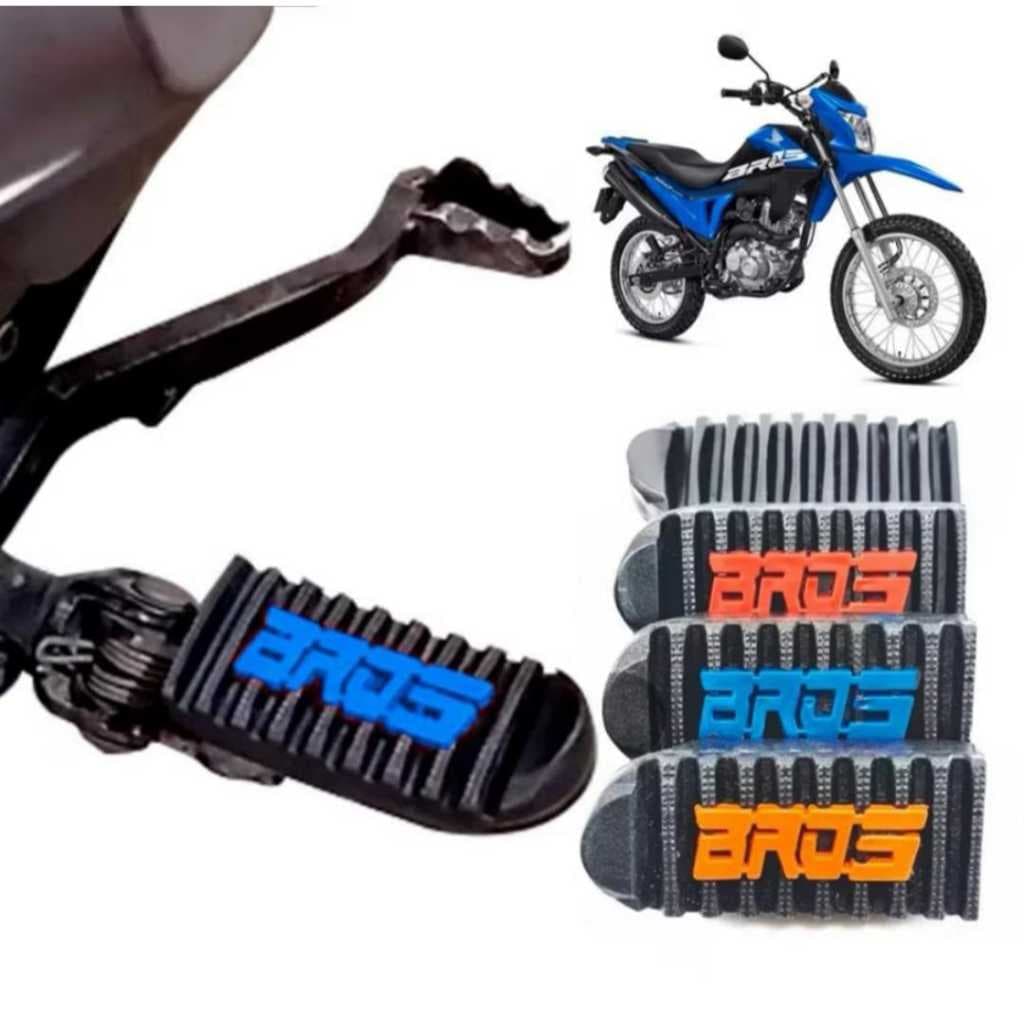 Borrachas pedaleiras dianteiras do estribo para Bros Nxr 160/150 Xre 190 personalizada Par
