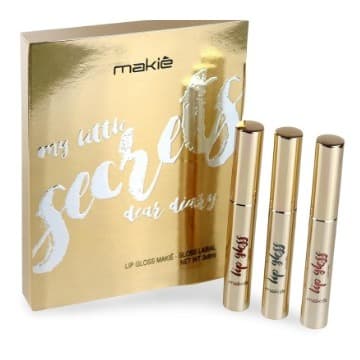 kit Gloss Labial Makiê Lip Gloss – contem 3 gloss para maquiagem