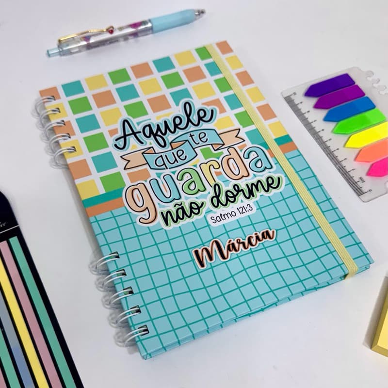 Caderno Devocional Masculino Teens Diário para Estudo Bíblico