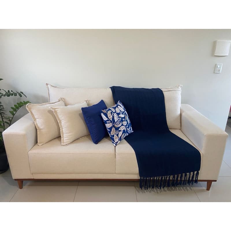 Manta Para Sofá ou Cama 1,20x1,80m, Manta Decorativa, Várias Cores, Decoração, Manta 100 % Algodão