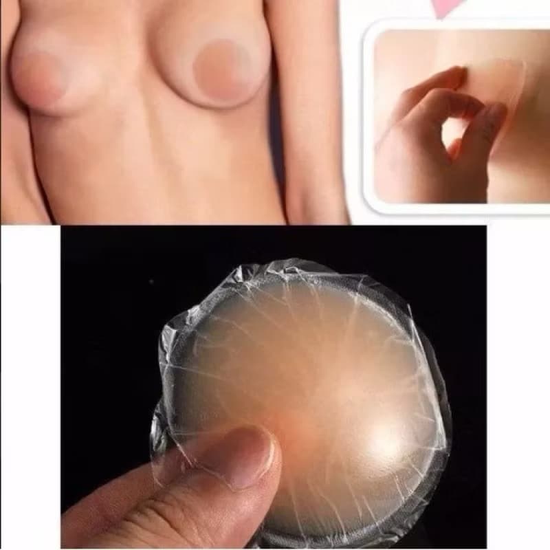 Protetor Tapa Mamilos Silicone Adesivo Reutilizável