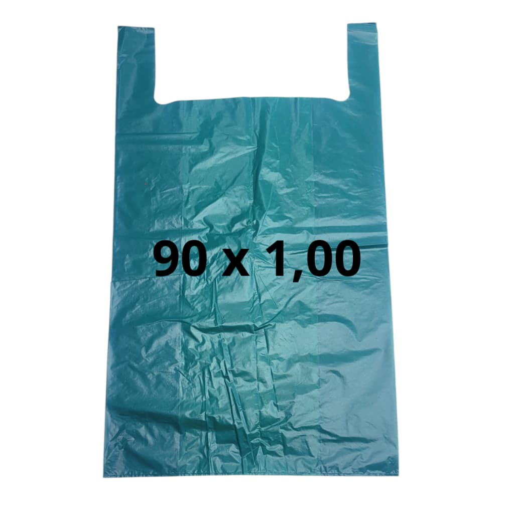SACOLA PLÁSTICA RECICLADA 90X100CM - APROXIMADAMENTE DE 50 UNIDADES TAMANHO GIGANTE