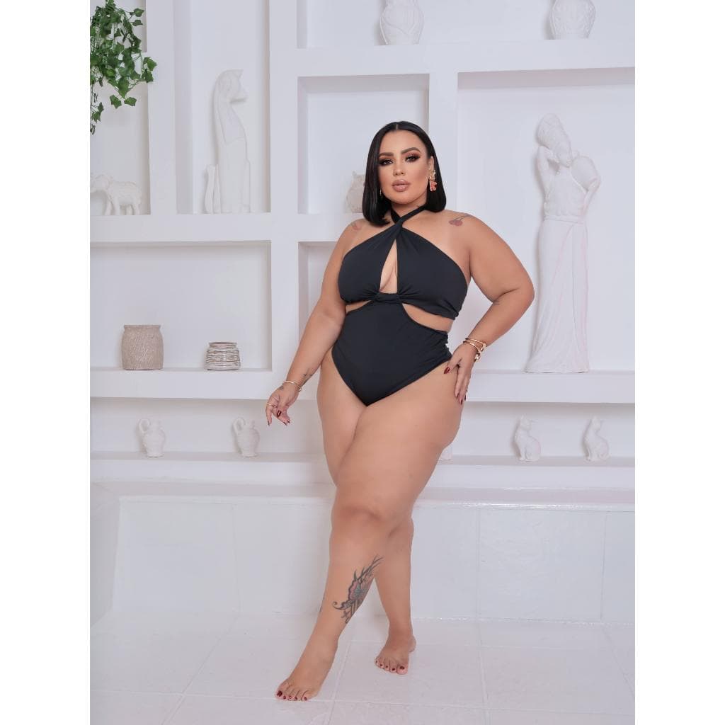 Maio plus size traje de banho plus moda verão