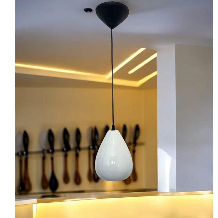 Pendente Luminaria Unidade Lustre de Teto De Cerâmica Decorativo Cozinha Bar Sala Decoração