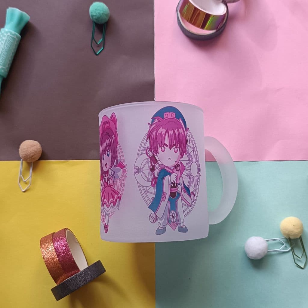 Caneca Vidro - Anime Sakura C. C e amigos