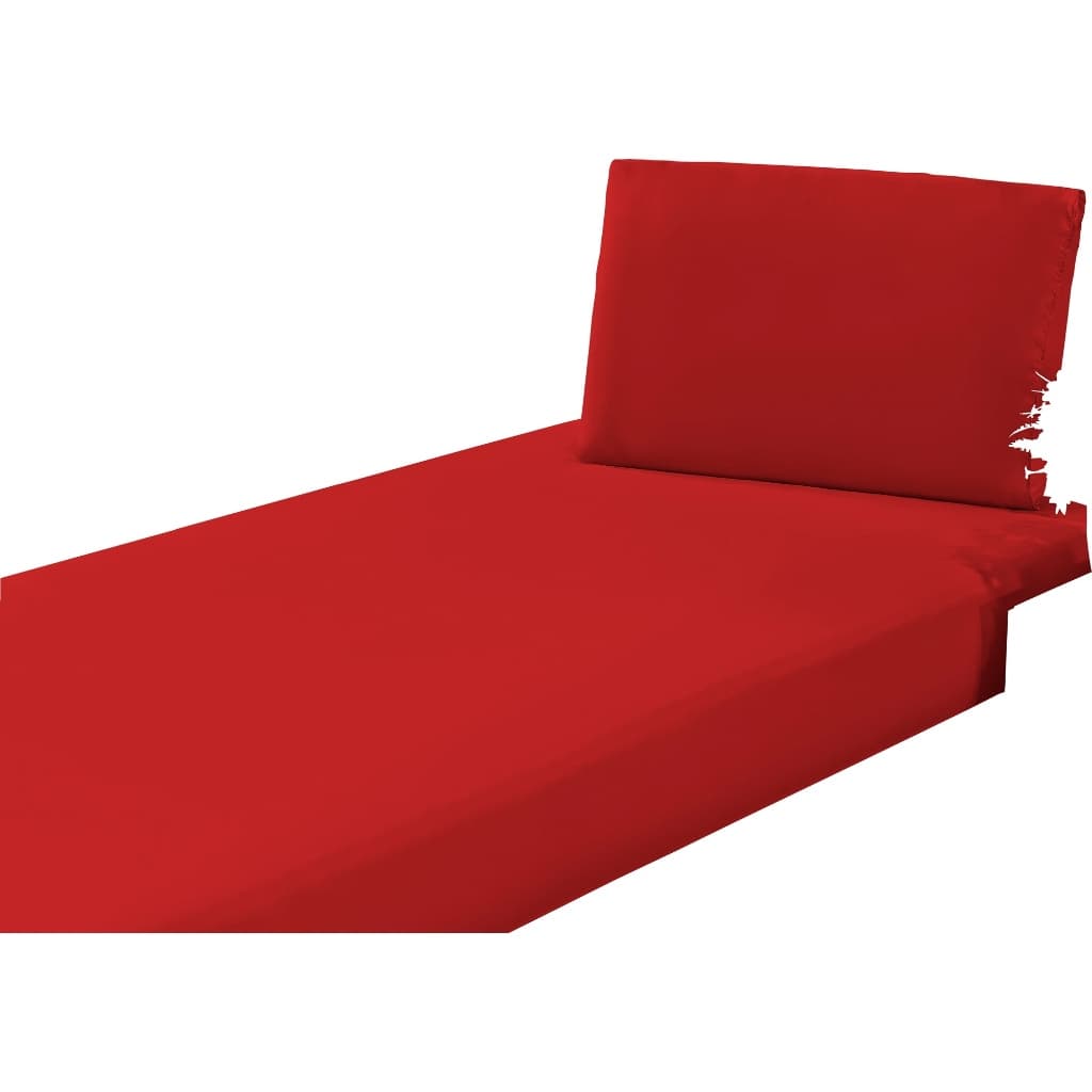 Jogo de Lençol Cama de Solteiro 02 Peças Liso Com Elástico - Diversas Cores
