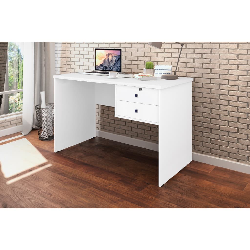 Escrivaninha Mesa Home Office Porto Alegre 2 Gavetas Moderno Envio Imediato Oferta