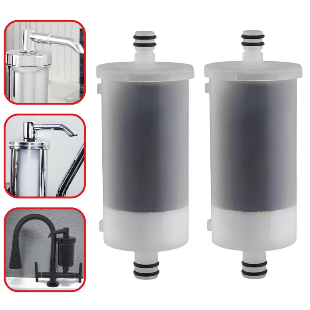 Kit 2 Refil Para Filtro Torneira Carvão Ativado