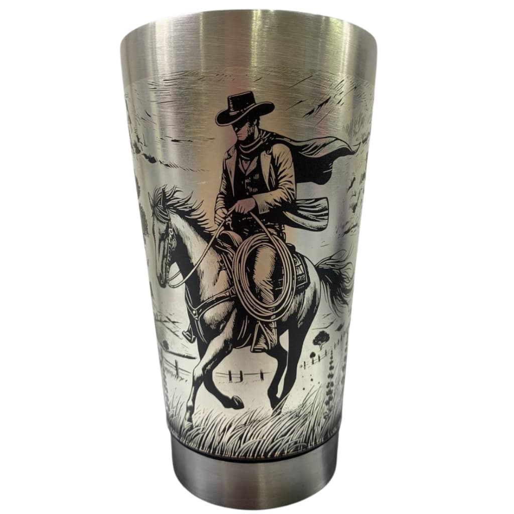 Copo Térmico Personalizado Em 360° Graus Boiadeiro Peão Cowboy Sertão