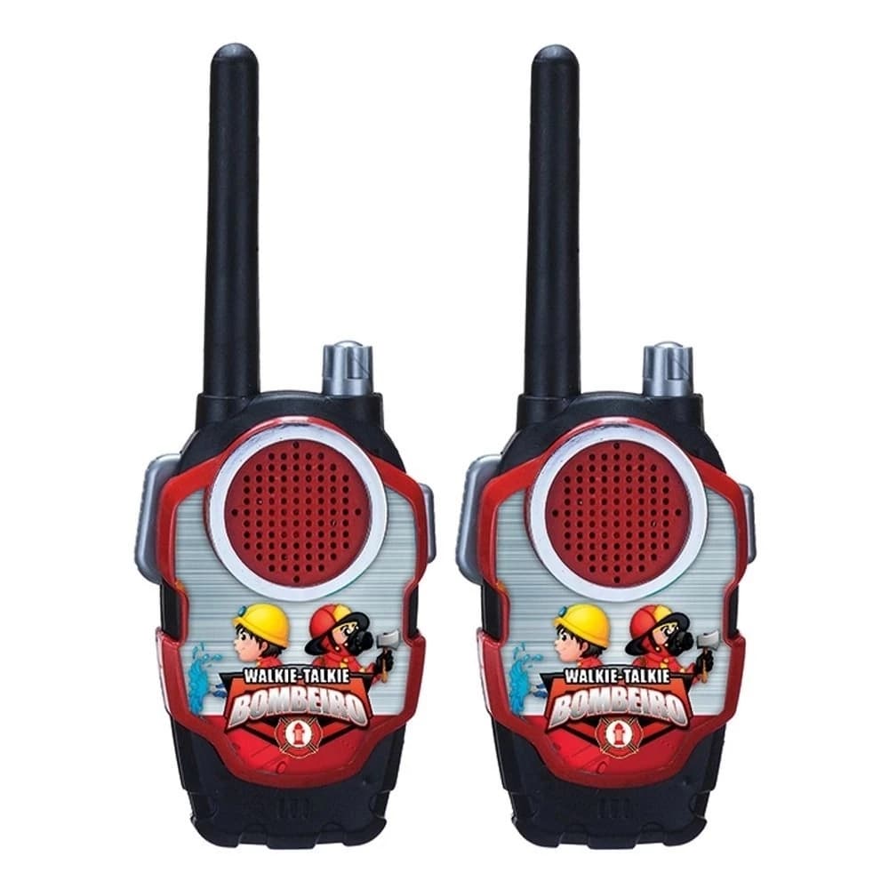 Walkie Talkie Radio Comunicador Brinquedo Infantil com temas de Bombeiro