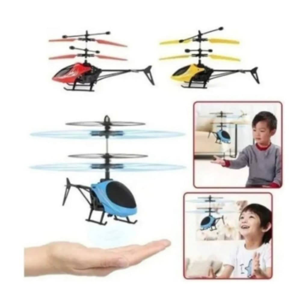 Helicóptero Com Controle Remoto  USB Recarregável