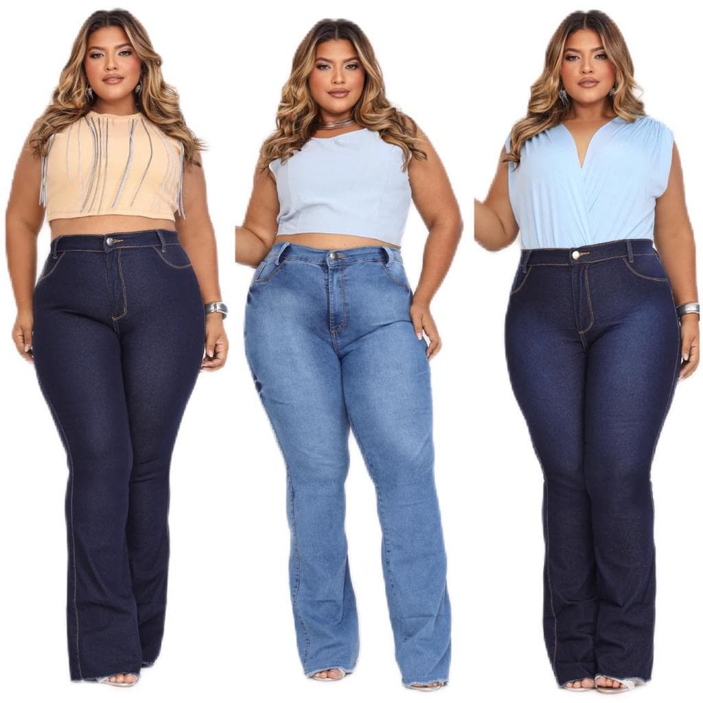 Calça Feminina Skinny Levanta Bumbum Flare escolha