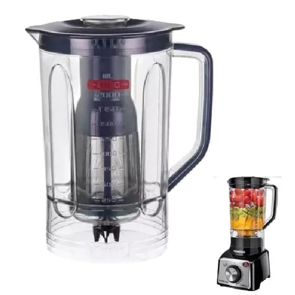 Copo Liquidificador Mondial L1000/L1100/L1200 Completo C/ Filtro Original e Tampa